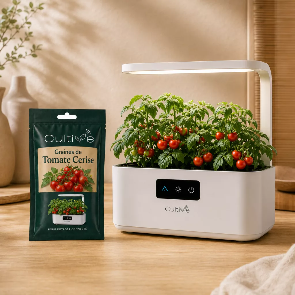 Graines de tomates Cerise et potager connecté 2