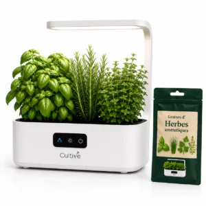 Kits de potager connecté & herbes aromatiques p