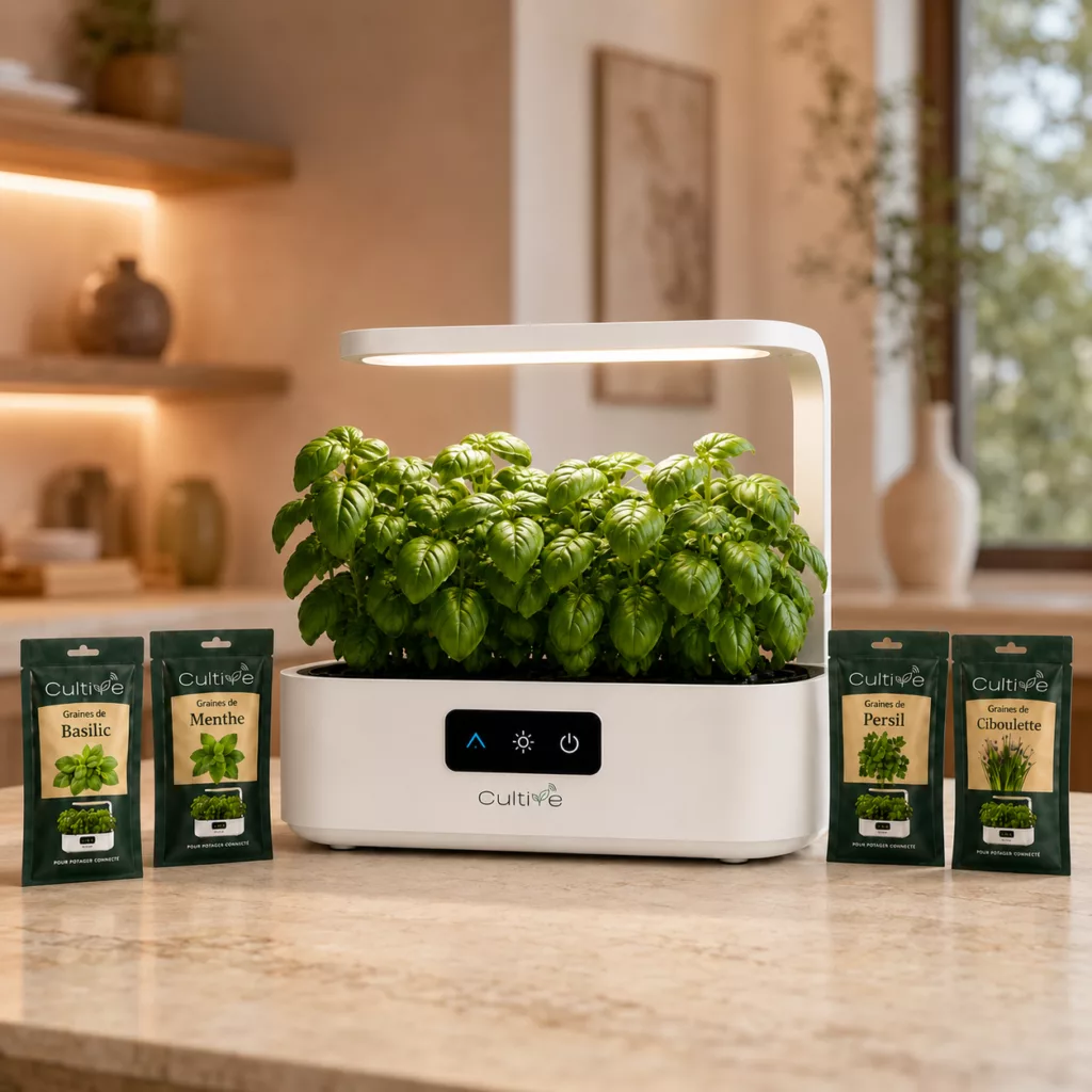 Kit potager connecté recharge aromatique 4