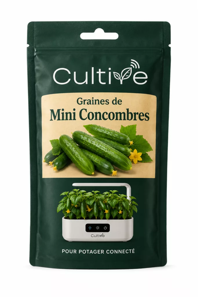 Graine pour mini legumes pour potager connecté