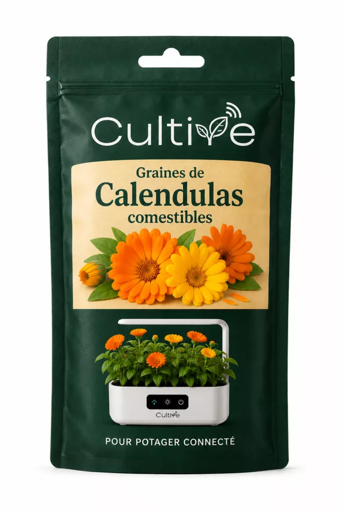 Graines de Calendulas pour potager connecté