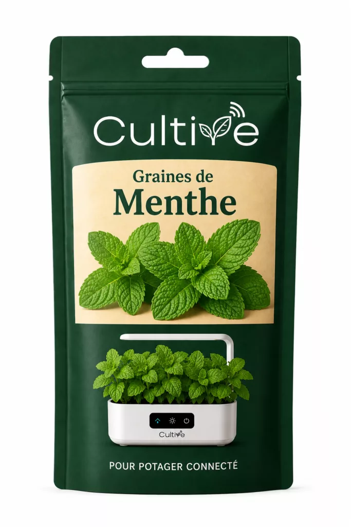 Graines de Menthes pour potager connecté